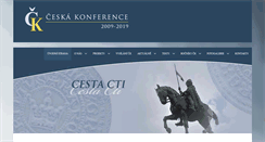 Desktop Screenshot of ceska-konference.cz